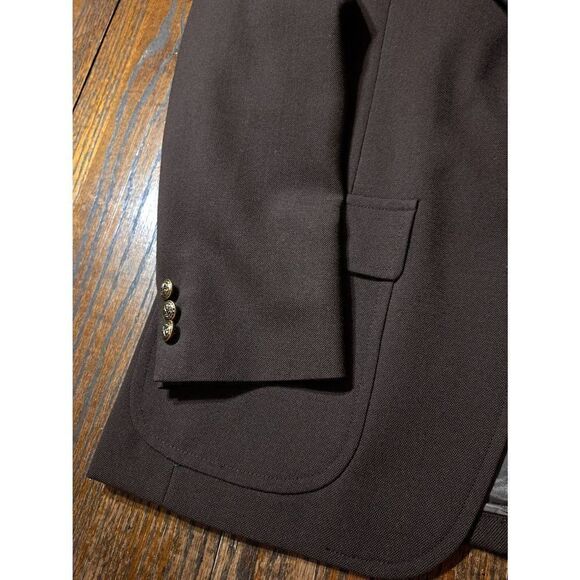 New 38 Regency Brown Single Breast Notch Lapel Suit Jacket Sport Coat Blazer NWT - Picture 2 of 6